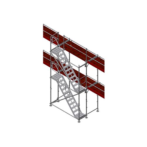 Scafom-Rux Gerüsttreppe Rux Super f. FL 2,5 m, max. Ausstiegshöhe 4 m