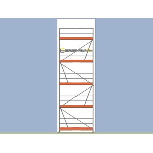 Scafom-Rux Fassadengerüst Paket Rux Super 65, 27 m², Feldl. 3,0 m