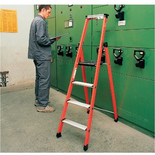 C. O. Weise GmbH & Co. KG Weise Stufenstehleiter Kunststoff/Alu