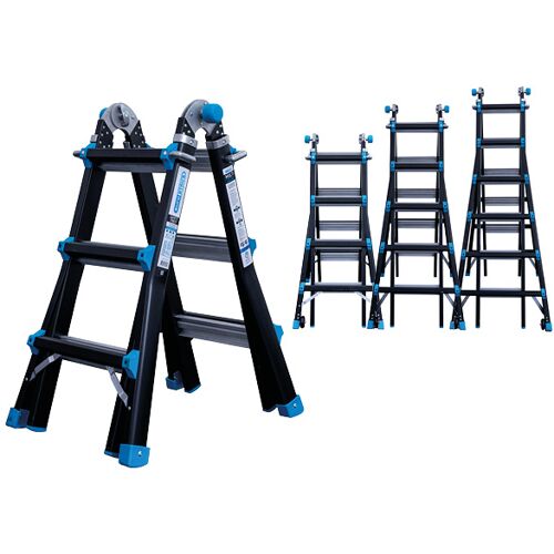 ASC Eurostairs Teleskopleiter Alu bis 5,00 m Arbeitshöhe