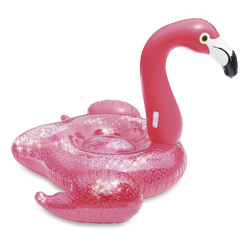 Polygroup Aufblasbarer Pool Glitter Flamingo pink
