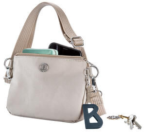 Bogner Verbier Kata, 4-in-1 Damen Tasche, taupe, 17 x 13 x 4,5 cm