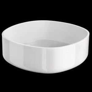 Alessi Brillo Behälter fürs Bad, Ablageschale, Acrylglas, weiß weiß