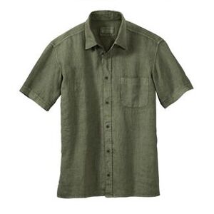 Dorani Vintage-Leinenhemd, 54 - Khaki
