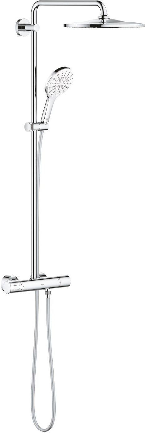 Grohe Rainshower SmartActive - Duschsystem Rainshower Mono 310 mit Thermostatarmatur chrom / mondweiß Grohe Rainshower SmartActive - Duschsystem Rainshower Mono 310 mit Thermostatarmatur chrom / mondweiß