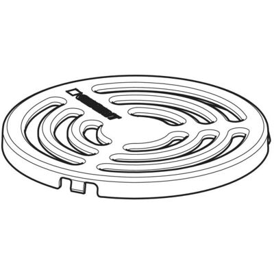 Geberit 244478001 - Runder Rost für Duschbodenablauf, PVC Geberit 244478001 - Runder Rost für Duschbodenablauf, PVC