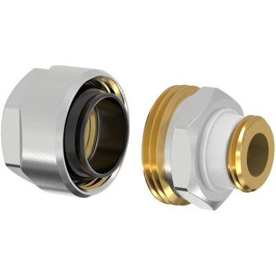 Flamco Plus Übergangsverschraubung F13080 - Rohrverschluss Flamco Plus Übergangsverschraubung F13080 - Rohrverschluss