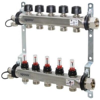 Uponor Vario S Edelstahl Heizkreisverteiler - 1086539 Uponor Vario S Edelstahl Heizkreisverteiler - 1086539