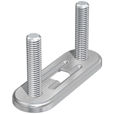 Wemefa FlamcoFix Montageplatte M8 x 90 - Montageschiene Wemefa FlamcoFix Montageplatte M8 x 90 - Montageschiene
