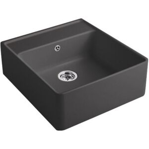 Villeroy & Boch Graphit Keramik Küchenspüle - Einzelbecken, Automatischer Abfluss Villeroy & Boch Graphit Keramik Küchenspüle - Einzelbecken, Automatischer Abfluss