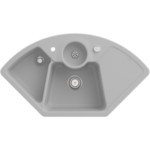 Villeroy & Boch Eckspüle - Exzenterbetrieb - Steam CeramicPlus Villeroy & Boch Eckspüle - Exzenterbetrieb - Steam CeramicPlus