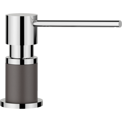Blanco Spülmittelspender 525817 300ml, SILGRANIT-Look felsgrau/chrom Blanco Spülmittelspender 525817 300ml, SILGRANIT-Look felsgrau/chrom