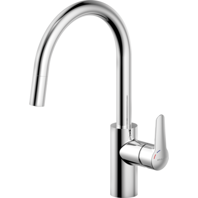 Bravat Oslo Küchenarmaturen 3517332 Spültischarmatur mit herausziehbarer Geschirrbrause (Niederdruck), mit Auszugsbrause, chrom Bravat Oslo Küchenarmaturen 3517332 Spültischarmatur mit herausziehbarer Geschirrbrause (Niederdruck), mit Auszugsbrause, chrom