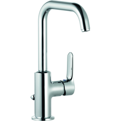 Kludi Objekta Waschtischarmatur 320230575 chrom, mit Ablaufgarnitur, Hebel seitlich Kludi Objekta Waschtischarmatur 320230575 chrom, mit Ablaufgarnitur, Hebel seitlich