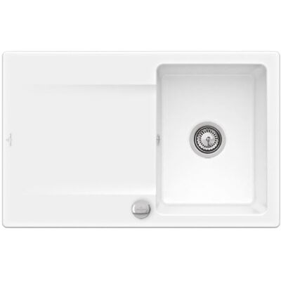 Villeroy & Boch Siluet Weiße reversible Küchenspüle - Küchenspüle Villeroy & Boch Siluet Weiße reversible Küchenspüle - Küchenspüle