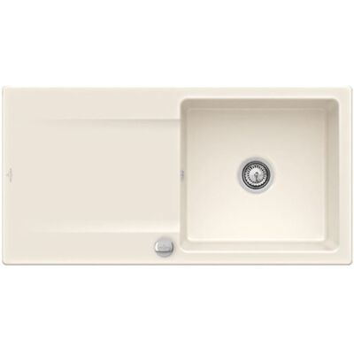 Villeroy & Boch Siluet 60 Keramikspüle - Reversibel, Automatikablauf Villeroy & Boch Siluet 60 Keramikspüle - Reversibel, Automatikablauf