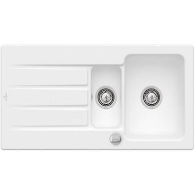 Villeroy & Boch Architectura Stone White Küchenspüle - Reversibel, 60cm Villeroy & Boch Architectura Stone White Küchenspüle - Reversibel, 60cm