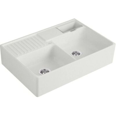 Villeroy & Boch - Hellgraue Küchenspüle - Tradition, CeramicPlus, 2 Becken Villeroy & Boch - Hellgraue Küchenspüle - Tradition, CeramicPlus, 2 Becken