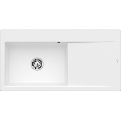 Villeroy & Boch Subway Style Küchenspüle - links, 510mm, Steinweiß Villeroy & Boch Subway Style Küchenspüle - links, 510mm, Steinweiß