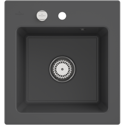 Villeroy & Boch Subway 45 XS Einbauspüle - Graphit CeramicPlus, Automatischer Abfluss Villeroy & Boch Subway 45 XS Einbauspüle - Graphit CeramicPlus, Automatischer Abfluss