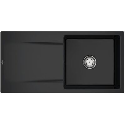 Villeroy & Boch Siluet Ebony Flächenbündige Spüle - Spüle Villeroy & Boch Siluet Ebony Flächenbündige Spüle - Spüle