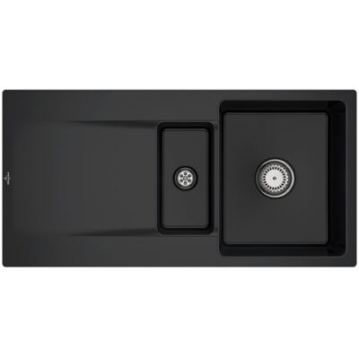 Villeroy & Boch Siluet Flächenbündige Spüle Ebony - Küchenarmatur Villeroy & Boch Siluet Flächenbündige Spüle Ebony - Küchenarmatur