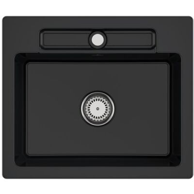 Villeroy & Boch Siluet 60 S Ebony TitanCeram Spüle - Stoßfest Villeroy & Boch Siluet 60 S Ebony TitanCeram Spüle - Stoßfest