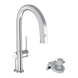 Hansgrohe Aqittura M91 Küchenarmatur 76803000 Ausziehauslauf, 1jet, chrom