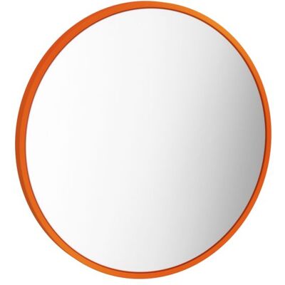 Vitra Sento Kids Orangener runder Wandspiegel - Kinder Spiegel Vitra Sento Kids Orangener runder Wandspiegel - Kinder Spiegel