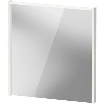 Duravit D-Code Wandspiegel mit LED-Lichtfeld - 650x700mm - Hochglanzweiß Duravit D-Code Wandspiegel mit LED-Lichtfeld - 650x700mm - Hochglanzweiß