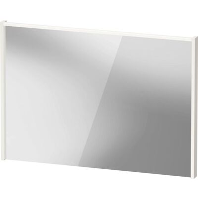 Duravit D-Code Wandspiegel mit LED-Licht - Hochglanz Weiß Duravit D-Code Wandspiegel mit LED-Licht - Hochglanz Weiß