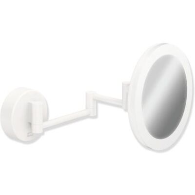 Hewi Weiß 200mm 5x LED Kosmetikspiegel - Kosmetikspiegel Hewi Weiß 200mm 5x LED Kosmetikspiegel - Kosmetikspiegel