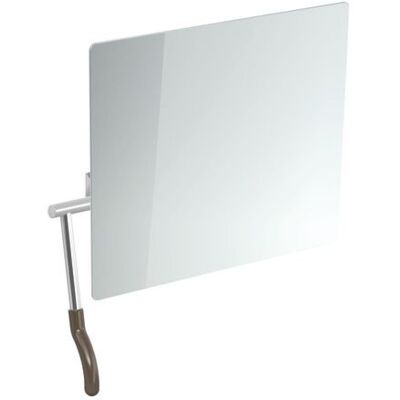 Hewi 802.01.100L84 Verstellbarer Spiegel - Rechteck, Linke Hebel, Schatten Hewi 802.01.100L84 Verstellbarer Spiegel - Rechteck, Linke Hebel, Schatten