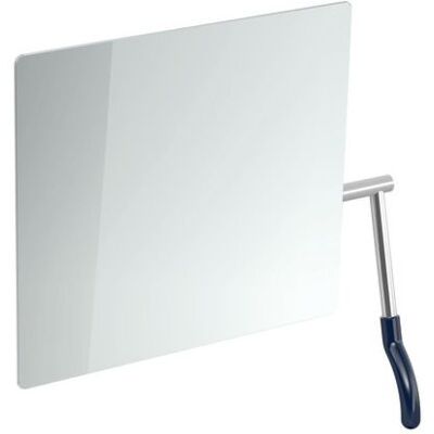 Hewi Verstellbarer Spiegel - 802.01.100R50 - Stahlblau - Rechteck Hewi Verstellbarer Spiegel - 802.01.100R50 - Stahlblau - Rechteck