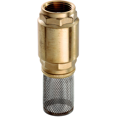 Hermann Schmidt Fußventil 1 1/2" aus Messing mit Edelstahl-Sieb - Fußventil Hermann Schmidt Fußventil 1 1/2" aus Messing mit Edelstahl-Sieb - Fußventil