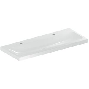 Geberit Icon Light Waschbecken - 120x48cm, Weiß, 2 Hahnlöcher Geberit Icon Light Waschbecken - 120x48cm, Weiß, 2 Hahnlöcher