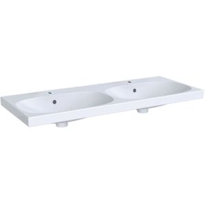 Geberit Acanto Doppelwaschtisch - 1200x480mm, Weiß, KeraTect Geberit Acanto Doppelwaschtisch - 1200x480mm, Weiß, KeraTect