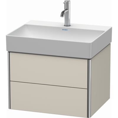 Duravit XSquare Wandhängender Waschtischunterbau - Taupe Matt Duravit XSquare Wandhängender Waschtischunterbau - Taupe Matt