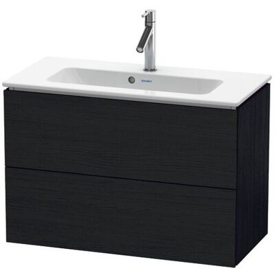 Duravit L-Cube Wandhängbarer Waschtischunterschrank - Eiche Schwarz - 82x39cm Duravit L-Cube Wandhängbarer Waschtischunterschrank - Eiche Schwarz - 82x39cm