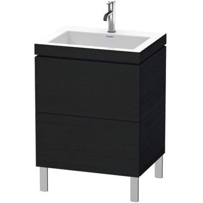 Duravit L-Cube Waschtisch-Unterschrank LC6936O1616 60 x48 cm, 1 Hahnloch, Eiche schwarz, 2 Auszüge, bodenstehend Duravit L-Cube Waschtisch-Unterschrank LC6936O1616 60 x48 cm, 1 Hahnloch, Eiche schwarz, 2 Auszüge, bodenstehend
