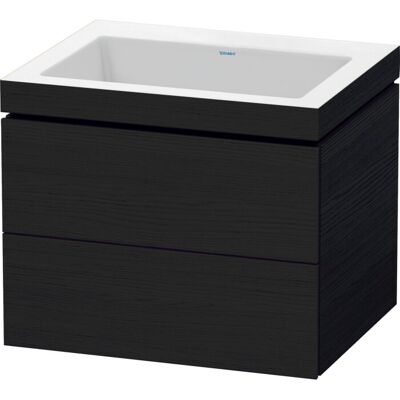 Duravit L-Cube Wandhängendes Badmöbel-Set - Eiche schwarz Duravit L-Cube Wandhängendes Badmöbel-Set - Eiche schwarz