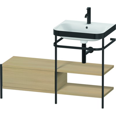 Duravit Mediterrane Eiche 120x49cm Waschtisch-Kombination - Happy D.2 Plus Duravit Mediterrane Eiche 120x49cm Waschtisch-Kombination - Happy D.2 Plus
