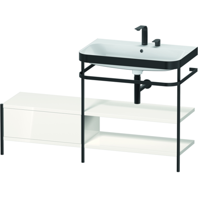 Duravit HP4747E2222 Weiß Hochglanz Badezimmer-Set - Nahtlose Verbindung Duravit HP4747E2222 Weiß Hochglanz Badezimmer-Set - Nahtlose Verbindung