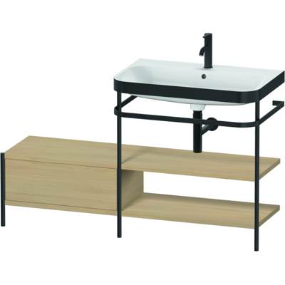 Duravit Happy D.2 Plus Mediterrane Eiche C-bonded Waschtisch-Kombination - Badezimmermöbel Duravit Happy D.2 Plus Mediterrane Eiche C-bonded Waschtisch-Kombination - Badezimmermöbel