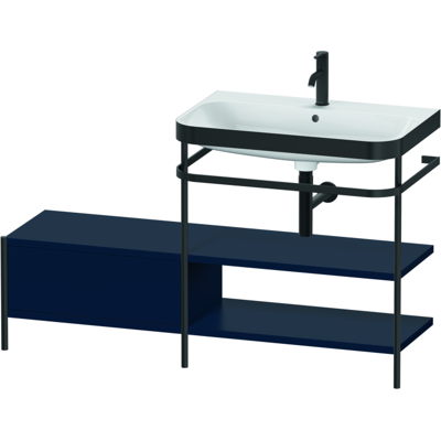 Duravit Happy D.2 Plus C-Bonded Set mit Metallkonsole - Nachtblau Duravit Happy D.2 Plus C-Bonded Set mit Metallkonsole - Nachtblau