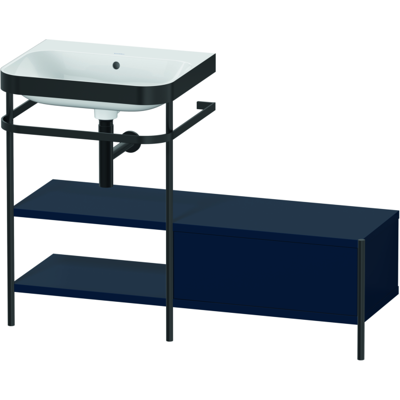 Duravit Modell HP4750N9898 - Badezimmermöbel-Set mit Metallkonsole Duravit Modell HP4750N9898 - Badezimmermöbel-Set mit Metallkonsole
