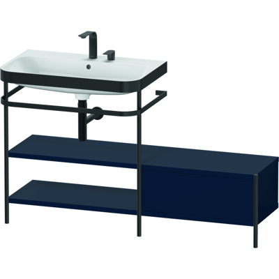 Duravit Happy D.2 Plus Nachblau 140x49cm Waschtisch-Kombination - Waschtisch Duravit Happy D.2 Plus Nachblau 140x49cm Waschtisch-Kombination - Waschtisch