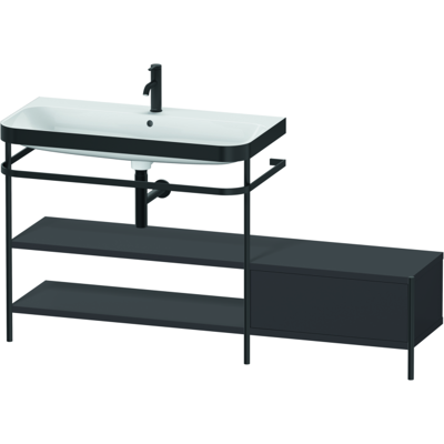 Duravit Badezimmer-Set - Modell HP4753O8080 - Graphit Supermatt Duravit Badezimmer-Set - Modell HP4753O8080 - Graphit Supermatt