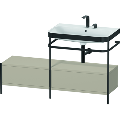 Duravit Happy D.2 Plus C-Bonded Badezimmermöbel - Taupe Seidenmatt Duravit Happy D.2 Plus C-Bonded Badezimmermöbel - Taupe Seidenmatt