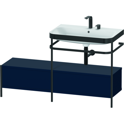 Duravit Happy D.2 Plus C-Bonded Waschbecken - 140x49cm, Nachtblau Duravit Happy D.2 Plus C-Bonded Waschbecken - 140x49cm, Nachtblau